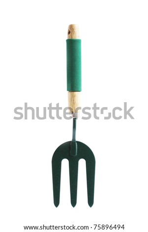 new garden tool against the white background