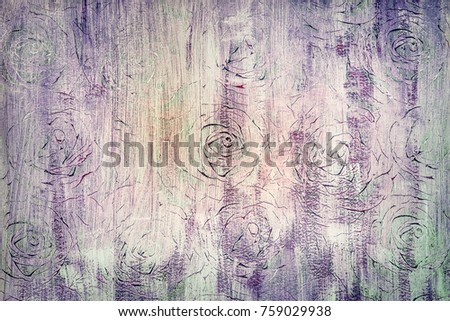 abstract spotted vintage background with ornamental roses