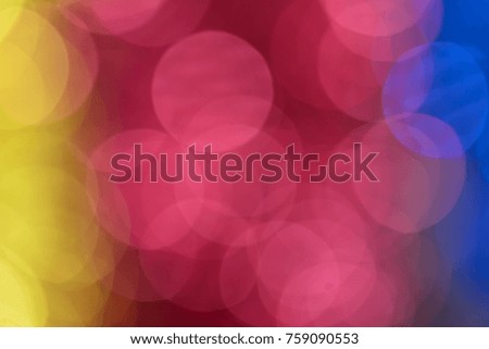 Colorful light Abstract bokeh background. City lights abstract circular bokeh. Abstract bokeh cityscape night light background. Urban city night light bokeh , defocused background.