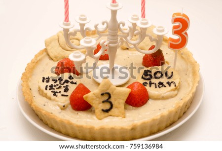 Handmade cake Birthday celebration