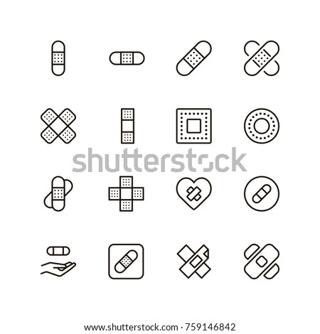 Plater icon set. Collection of high quality black outline logo for web site design and mobile apps. Vector illustration on a white background.
