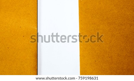 Close up Envelope on white background