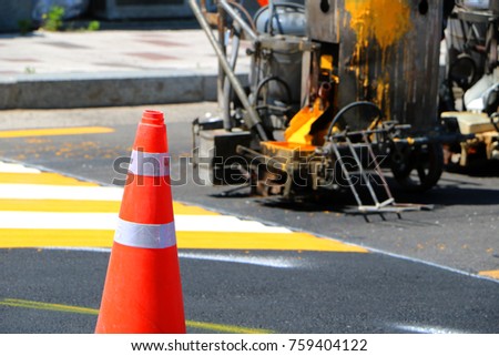 Construct an asphalt road