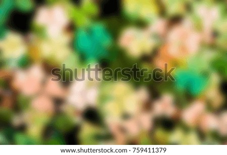 Colorful blurred background with light and bokeh colors. Beautiful abstract nature.