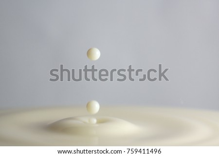 Milk drops photos shaped like ball, human and planet. . Milk provides these two minerals in approximately the same ratio as found in bone. Milk is also a significant source of riboflavin (vitamin B2)
