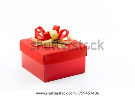 Red Gift Box,Christmas