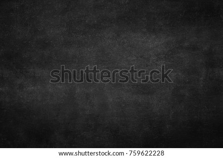 Real dust chalkboard background texture in art university college concept back to school kid wallpaper for create chalk text, Teacher day. Empty blank education wood wall blackboard. Food backdrop. Royalty-Free Stock Photo #759622228