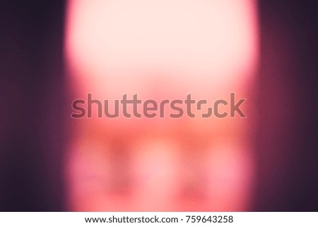 Pink blurred background of city space. Defocused. Design Template. Artistic style. Text.