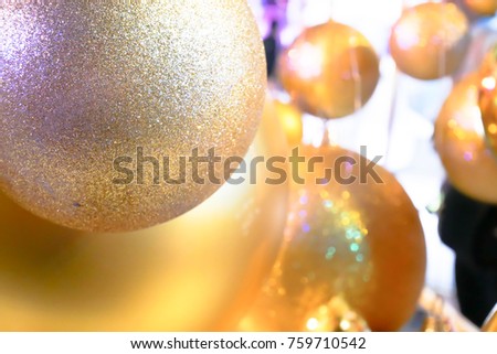 Christmas ball with beautiful light wallpaper