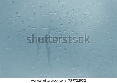 Droplets on Window after Rain