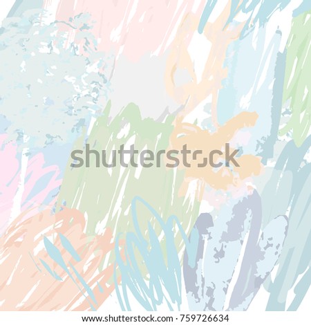 Abstract background. Modern print. Hand drawn vector illustration