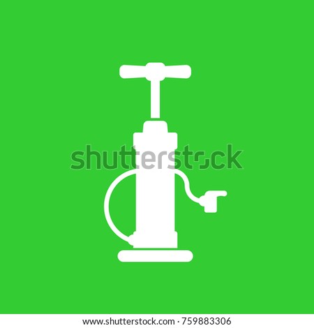 Bicycle air pump icon