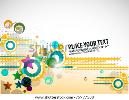 Abstract Background, fantasy vector illustration
