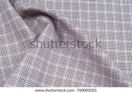 Background texture, pattern. cotton cloth, checkered pattern and is distinguished by white and colored, even-sized checks.This pattern is formed by horizontal and vertical stripes  