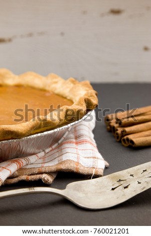 Homemade Pumpkin or Sweet Potato Pie - Perfect for Thanksgiving or Christmas Feast