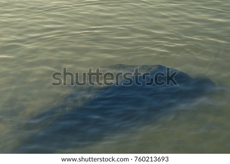 Green and blue sea surface water waves calm texture
