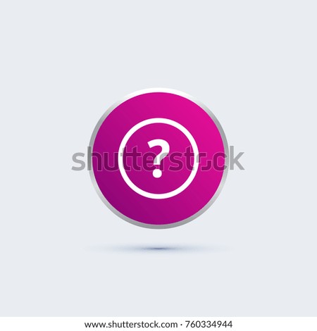 simple question icon