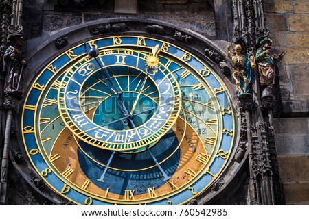 Astronomical Clock, Prague Royalty-Free Stock Photo #760542985