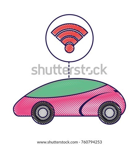smart or intelligent car connection wifi technology