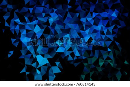 Light Blue, Green vector abstract polygonal pattern. Brand-new colored illustration in blurry style with gradient. The completely new template can be used for your brand book.