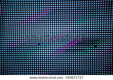 light led screen background. Glittering led lights background