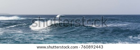 This Picture was take on a popular surfspot on Gran Canarias north coast - which is perfect for surfing and windsurfing.