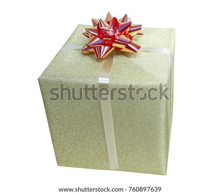 Gift with white background.