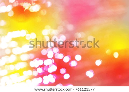 Red gold white bokeh with white color abstract background can be use as wallpaper, Christmas card background or new year card background. The background show light bokeh which on defocused light.