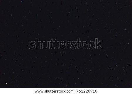 Evening sky with star background