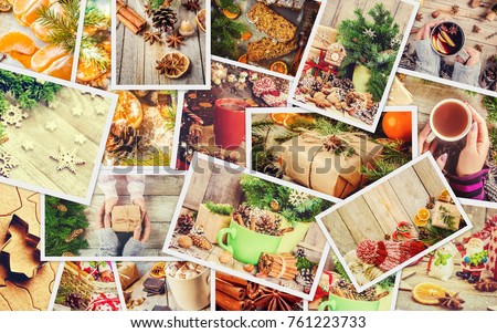 collage of Christmas pictures.