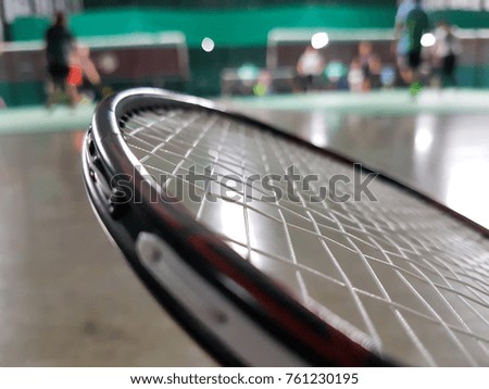 reaction of badminton