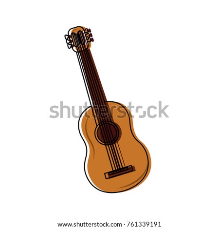 guitar acoustic icon image 