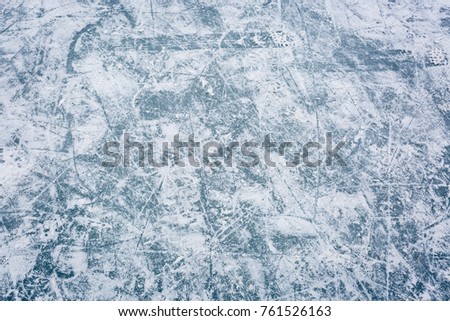 Ice rink surface for background