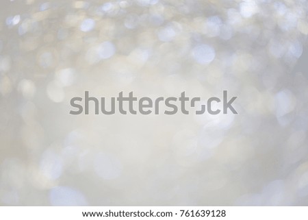 Abstract golden, silver bokeh Christmas, New Year