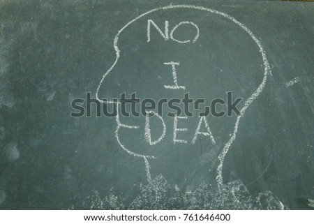 Pictures of banana fruit and blackboard