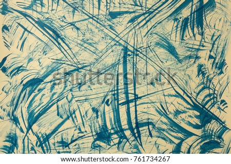 abstract blue on paper