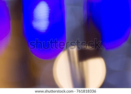 Festive bokeh background. Bright and colorful lights. Celebration atmosphere.