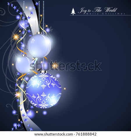 Abstract Christmas Background. Christmas Tree Concept. Vector and Illustration, EPS 10