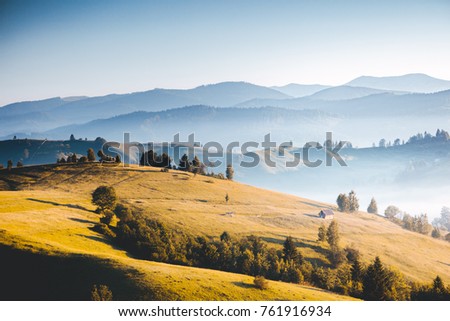 Awesome alpine highlands in sunny day. Location Carpathian national park, Ukraine, Europe. Picture of wild area. Scenic image of hiking concept. Superb tourism wallpapers. Explore the beauty of earth.