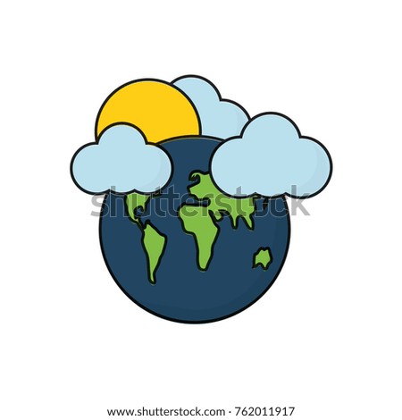 earth planet design concept
