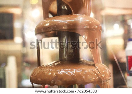 Vibrant Picture of Chocolate Fountain 