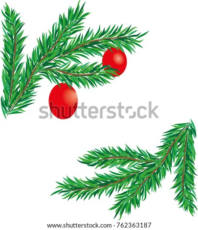 christmas  tree branches