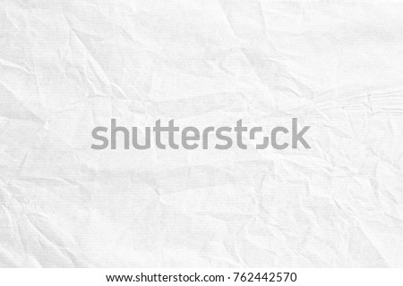 Crumpled white paper texture Royalty-Free Stock Photo #762442570