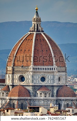 Cathedral Santa Maria del Fiore (Saint Mary of the Flower) in Florence, Italy    Royalty-Free Stock Photo #762485167