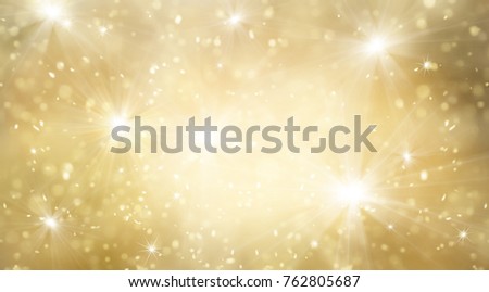 
Abstract gold and bright glitter for new year background 