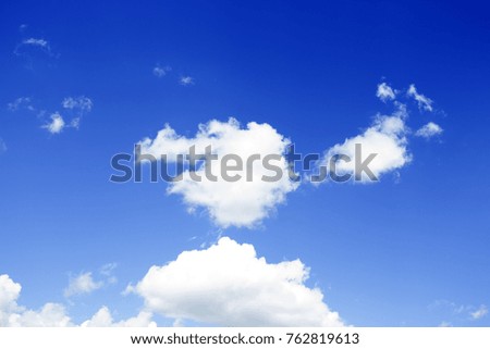 Sky with clouds. Background. Photo