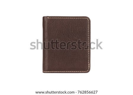 wallet isolated on white background - clipping paths