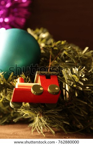 Christmas tree decoration at home