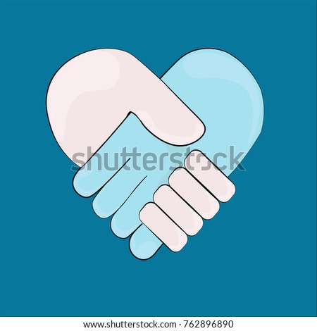 hands in love with heart Royalty-Free Stock Photo #762896890