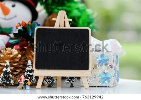 Colorful Christmas characters and decorations. Using as background or wallpaper holiday, new year, Christmas concept.